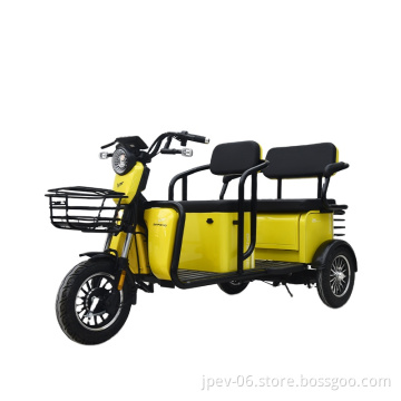 Jinpeng Open Body Type E-Rickshaw/Tuktuk/Bajaj/Auto Taxi Ticicicli elettrici passeggeri